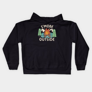 Smores outside Kids Hoodie